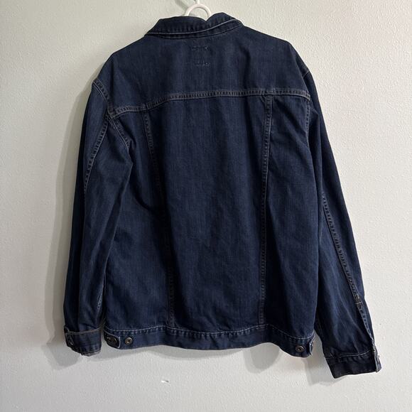 Carhartt Women's Blue Denim Button Up Utility Jean Jacket Sz: Large Tall RN14806 - Picture 3 of 4